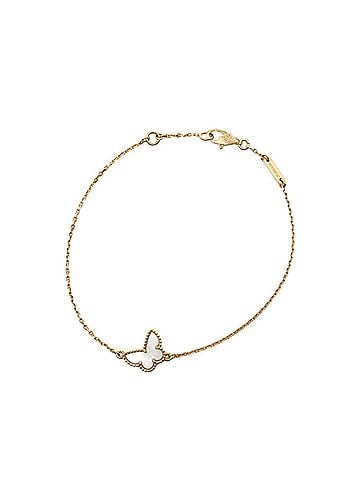 Van Cleef & Arpels Van Cleef & Arpels Sweet Papillon Bracelet VCARF69300 18KYG Yellow Gold Au750 Mother of Pearl Women's (view 1)