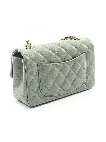 Chanel Chanel Mini Matelassé 20 Shoulder Bag/Handbag, Caviar Leather (Grained Calfskin), Women's, Green, A69900 (view 2)
