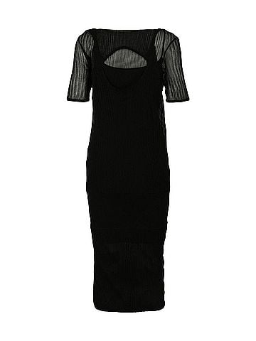 Bottega Veneta Bottega Veneta Two-Layered Midi Dress (view 2)