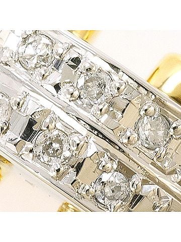 Unbranded PT900 Platinum 18K Yellow Gold Ring with 0.07ct Diamond, Total Weight 7.1g - Jewelry (view 2)