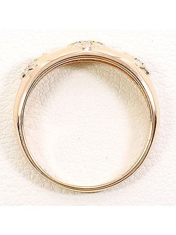 Unbranded 18K (18-karat) Yellow Gold Ring with 0.19ct Diamond, Total Weight 2.3g, Jewelry (view 2)