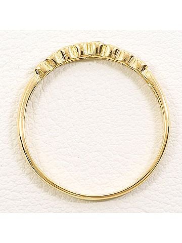 Unbranded 18K (18-karat) Yellow Gold Ring with 0.10ct Diamond, Total Weight 0.9g, Jewelry (view 2)