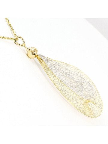 Unbranded 18K (18-karat) Yellow Gold Necklace, Total Weight 3.2g, 45cm, Jewelry (view 2)