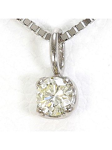 Unbranded 18K (18-karat white gold) necklace with a 0.07ct diamond, total weight 1.1g, 40cm length. Jewelry. (view 1)