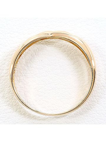 Unbranded 18K (18-karat gold) Pink Gold Ring with Sapphire, Total Weight 1.3g, Jewelry (view 2)