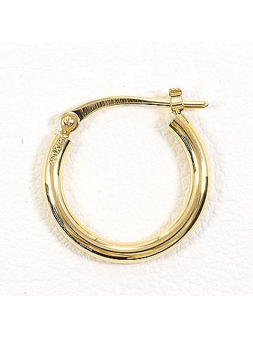 Unbranded 18K (18-karat) Yellow Gold Earring (Single Earring), Total Weight 0.9g, Jewelry (view 1)