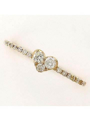 Unbranded 18K (18-karat gold) Pink Gold Ring with 0.21ct Diamond, Total Weight 1.3g, Jewelry (view 1)