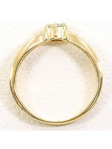 Unbranded 18K (18-karat) Yellow Gold Ring with 0.13ct Diamond, Total Weight 2.0g, Jewelry (view 2)