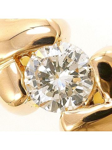 Unbranded 18K (18-karat) Yellow Gold Ring with 0.30ct Diamond, Total Weight 3.8g, Jewelry (view 2)