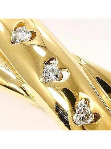 Unbranded 18K (18-karat) Yellow Gold Ring with 0.07ct Diamond, Total Weight 4.1g, Jewelry (view 2)