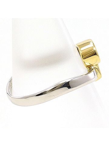 Unbranded PT900 Platinum 18K Yellow Gold Ring with 0.10ct Diamond, Total Weight 2.5g, Jewelry (view 2)