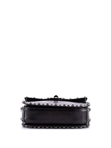 Valentino Garavani Rolling Rockstud Crossbody Bag Leather with Cabochons Medium (view 2)