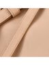 Prada 100% Leather Tan Double Buckle Belt Tote Bag Leather Medium One size - photo 6