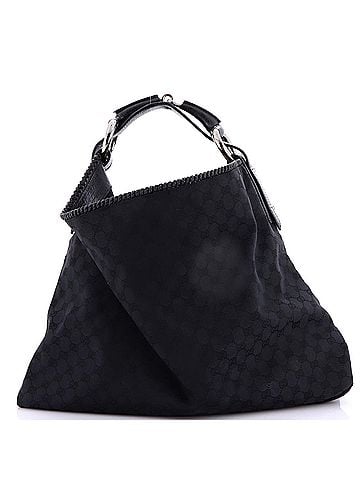 Gucci Horsebit Hobo GG Canvas Large (view 1)