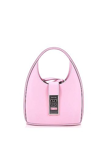 Salvatore Ferragamo Gancini Buckle Hobo Leather Mini (view 1)