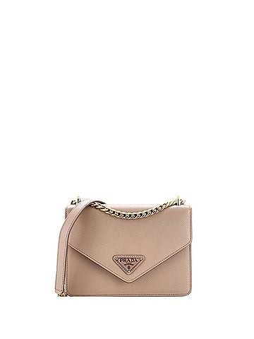 Prada Envelope Flap Chain Shoulder bag Saffiano Leather Small (view 1)