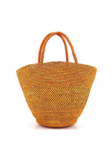 The Row Emilie Basket Bag Raffia Small (view 1)