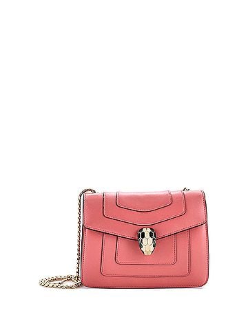 Bvlgari Serpenti Forever Square Shoulder Bag Leather Small (view 1)