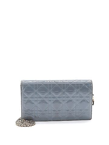 Christian Dior Lady Dior Chain Pouch Cannage Quilt Patent (view 1)