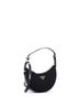Prada Black Arque Half Moon Hobo Tessuto Small One size - photo 3
