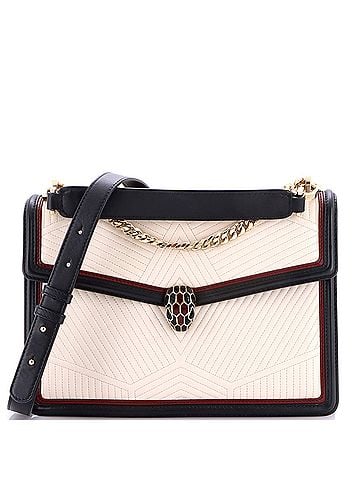 Bvlgari Serpenti Forever Shoulder Bag Quilted Leather Medium (view 1)