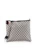 Gucci 100% Coatead Canvas Blue Web Loop Flat Messenger GG Coated Canvas Large One size - photo 1