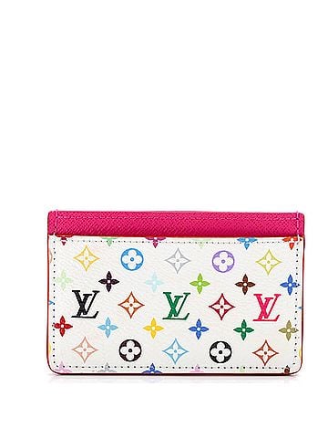 Louis Vuitton x Takashi Murakami Card Holder Monogram Multicolor with Leather (view 1)