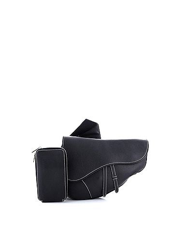 Christian Dior Saddle Crossbody Bag Leather Maxi (view 1)