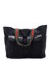 Gucci 100% Canvas Plain Black Double Pocket Web Handle Tote GG Canvas Medium One size - photo 1