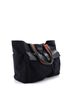 Gucci 100% Canvas Plain Black Double Pocket Web Handle Tote GG Canvas Medium One size - photo 3