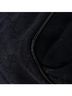Gucci 100% Canvas Plain Black Double Pocket Web Handle Tote GG Canvas Medium One size - photo 6