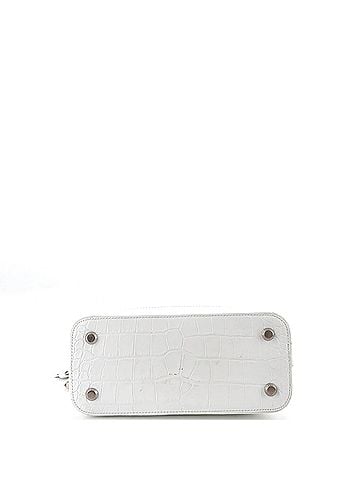 Balenciaga Logo Ville Bag Crocodile Embossed Leather Small (view 2)