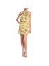 Parker 100% Polyester Floral Yellow Casual Dress Size XS - photo 1