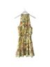 Parker 100% Polyester Floral Yellow Casual Dress Size XS - photo 2