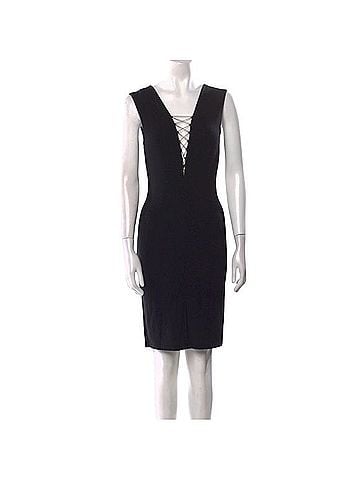 T by Alexander Wang V Neck Mini Dress Casual Dress (view 2)