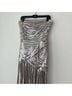 retrofête Gold Silver Cocktail Dress Size XL - photo 12