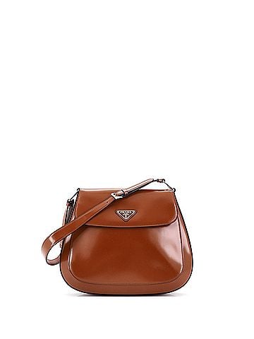 Prada Cleo Flap Shoulder Bag Spazzolato Leather Large (view 1)