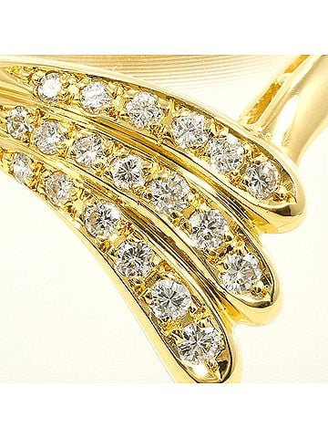 Unbranded 18K (18-karat) Yellow Gold Ring with 0.23 ct Diamond, Certificate of Authenticity, Total Weight 3.5g, Jewelry (view 2)