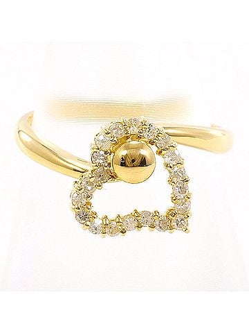 Unbranded 18K (18-karat) Yellow Gold Ring with 0.19ct Diamond, Certificate of Authenticity, Total Weight 2.7g, Jewelry (view 1)