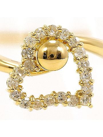 Unbranded 18K (18-karat) Yellow Gold Ring with 0.19ct Diamond, Certificate of Authenticity, Total Weight 2.7g, Jewelry (view 2)