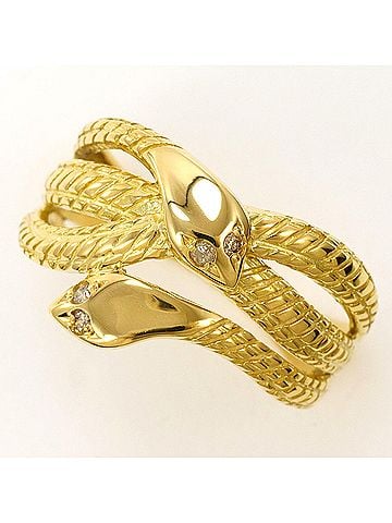 Unbranded 18K (18-karat) Yellow Gold Ring with 0.04ct Diamond, Certificate of Authenticity, Total Weight 3.8g, Jewelry (view 1)
