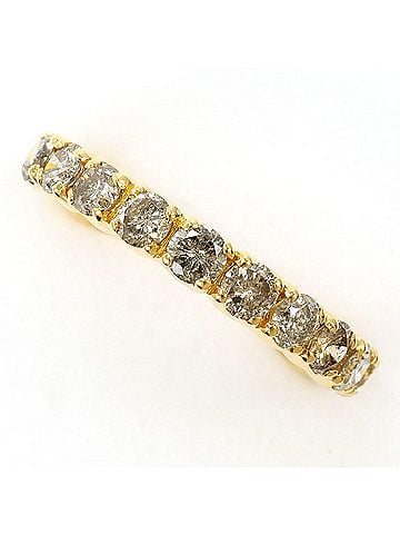 Unbranded 18K (18-karat) Yellow Gold Ring with 1.00ct Diamond, Certificate of Authenticity, Total Weight 2.2g, Jewelry (view 1)
