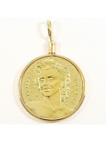 Unbranded 18K (18-karat) Yellow Gold (YG) Pendant Top, Total Weight 8.6g, Jewelry (view 1)