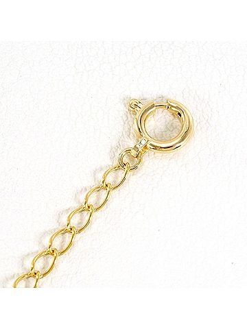 Unbranded 18K (18-karat) Yellow Gold (YG) Adjustable Necklace, Total Weight 0.6g, 6cm, Jewelry (view 2)