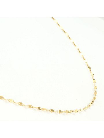 Unbranded 18K (18-karat) Yellow Gold Necklace, Total Weight 0.8g, 43cm, Jewelry (view 2)