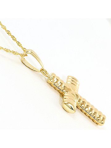 Unbranded 18K (18-karat) Yellow Gold Necklace, Total Weight 1.8g, 40cm, Jewelry (view 2)