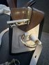 Marc Jacobs 100% Leather Color Block Brown Black White Leather Satchel One size - photo 4