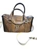 Marc Jacobs 100% Leather Color Block Brown Black White Leather Satchel One size - photo 1