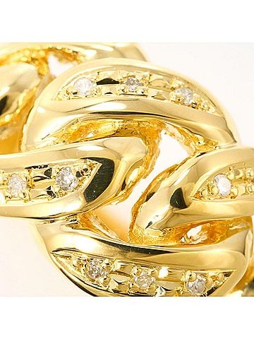 Unbranded 18K (18-karat) Yellow Gold Ring with 0.08ct Diamond, Total Weight 9.8g, Jewelry (view 2)