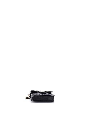 Chanel Top Handle Flap Coin Purse with Chain Quilted Lambskin (view 2)